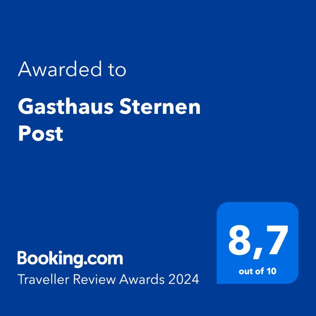 Gasthaus Sternen Post Оберрид Экстерьер фото